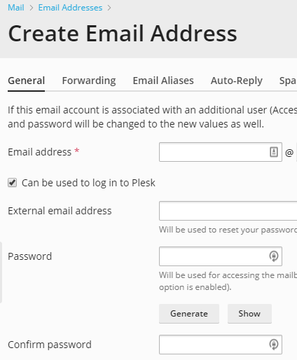 How to create an email account in Plesk - UKHost4U