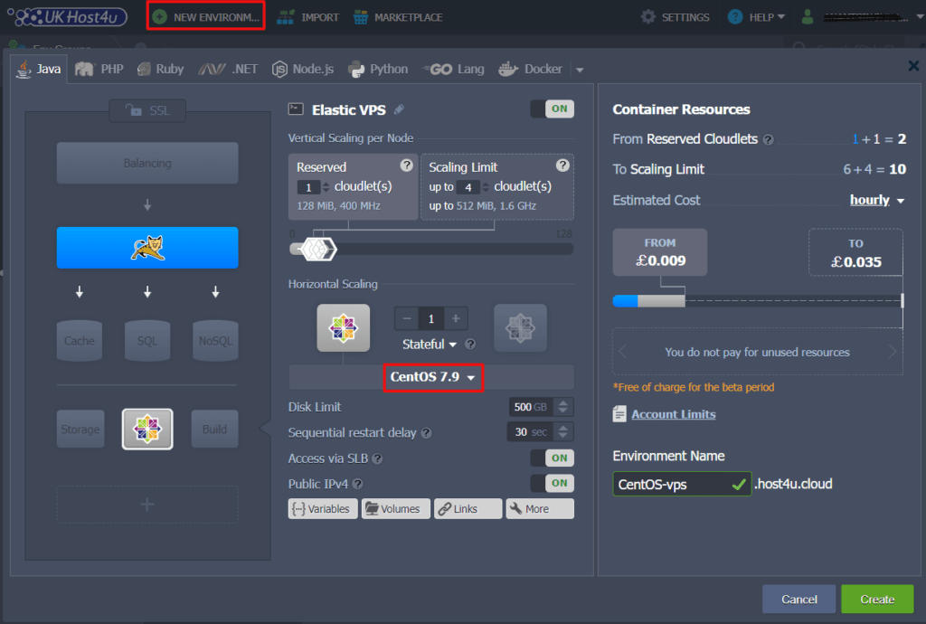 Elastic Centos Vps Hosting Ukhost4u 4215